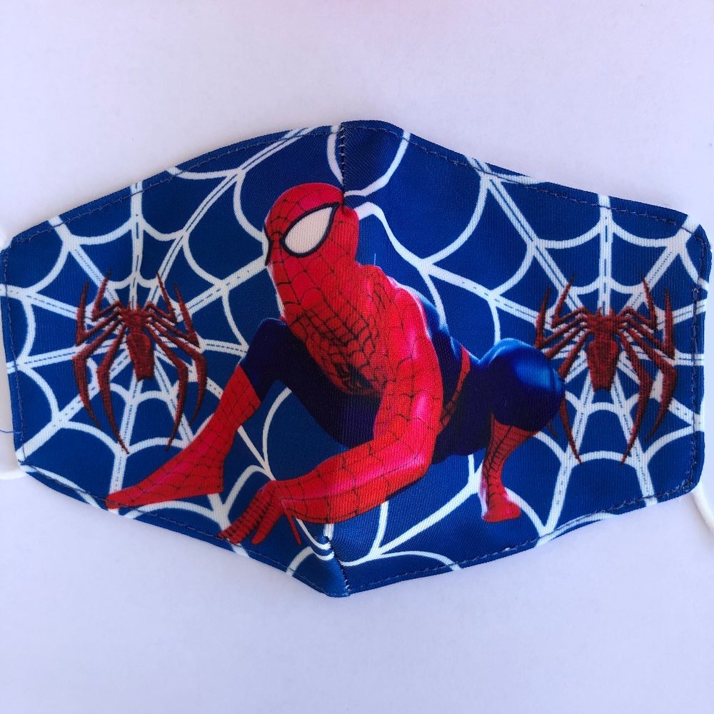 kids face mask spider man superhero